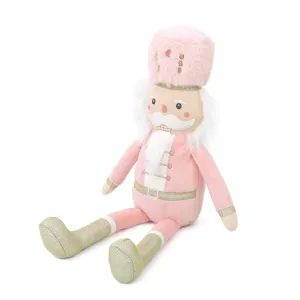 Nutcracker Shelf Sitter - Pink and Gold